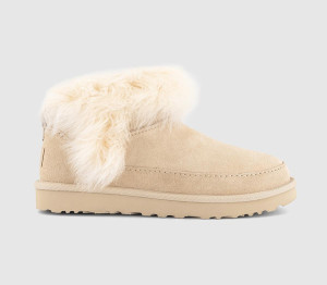 UGG Womens Classic Ultra Mini Chalet Boots Sandcastle Natural, 3