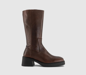 Miista Womens Marlies Boots Brown Brush Off, 3
