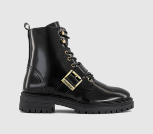 Barbour Womens Ouseburne Lace Up Boots Black, 6
