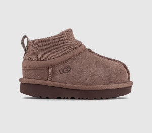 UGG Classic Ultra Stretch Cuff Toddler Boots Rocky Oak Brown, 11 youth