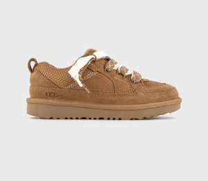 UGG Lo Lowmel Kids Trainers Chestnut Tan, 12 youth