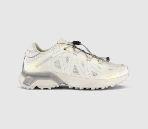 Salomon Womens Xt-whisper Void Trainers Vanilla Ice Silver White, 8
