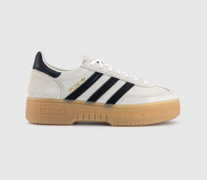 adidas Womens Handball Spezial Bold Trainers White Black, 4.5