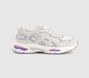 Asics Mens Gel Nyc 2.0 Trainers White Taro Purple, 9.5