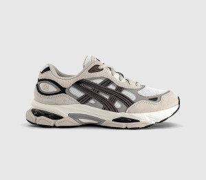 Asics Mens Gel Nyc 2.0 Trainers White Oatmeal, 6.5