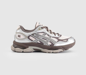 Asics Womens Gel Nyc 2.0 Trainers Pink Cloud Pure Silver, 7