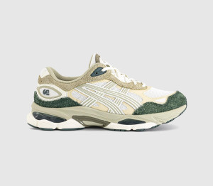 Asics Gel Nyc 2.0 Trainers Cream Dusty Fern In Natural, 10.5
