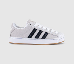 Adidas Superstar ST Trainers Crystal White Black Gum, 7.5