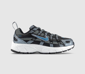 Nike Kids P-6000 Youth Trainers Smoke Greydutch Blueblack, 12 Youth