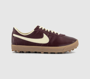Nike Womens Astrograbber Trainers Burgundy Crush Muslin Gum Yellow In Red, 4.5