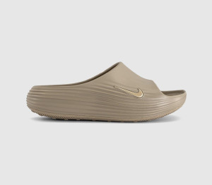Nike Mens Reactx Rejuven8 Sliders Khaki Khaki Khaki In Green