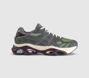 ASICS Mens Gel-kinetic 2.0 Trainers Lichen Green Beniimo Purple, 8.5