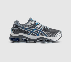 ASICS Mens Gel-kinetic 2.0 Trainers Pure Silver Blue Coast In Multi, 11