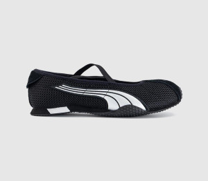 Puma Womens H Street Ballet Shoes Black Silver, 4