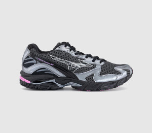 Mizuno Mens Wave Rider 10 Trainers Black Sand Black Spring Crocus, 11