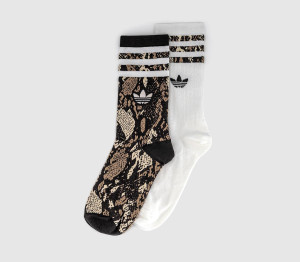 Adidas Crew Socks 2 Pairs Snake Multi, S