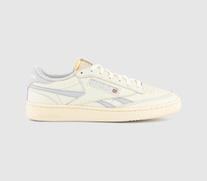 Reebok Womens Club C Revenge Trainers Chalk Grey, 4