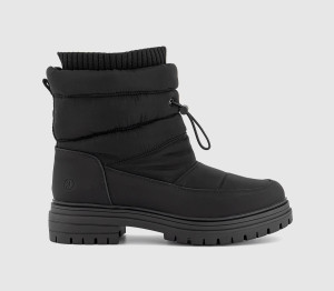 Earthaddict Womens Earth Addict Jasmine Snow Boots Black, 7
