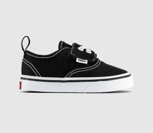Vans Kids Authentic Elastic V Toddler Trainers Black, 4infant