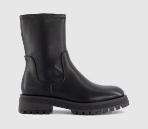 OFFICE Womens Acer Stretch Ankle Boots Black, 6