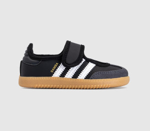 Adidas Kids Samba Janes Infant Black White, 3infant