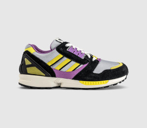 Adidas ZX 8000 Made In Germany Core Black Semi Pulse Lilac Light Yellow, 10