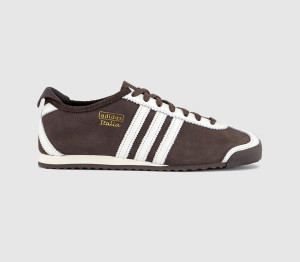 Adidas Italia 60s Trainers Brown Cream White, 7