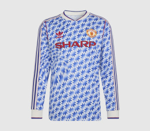 adidas Mens Mufc A Jersey 90 Longsleeve Multicolor