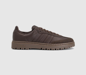 adidas Mens Samba LX Freizeit Trainers Brown Brown Gum, 8.5