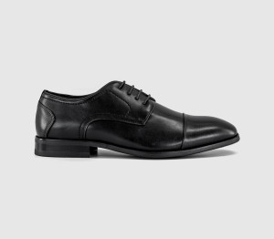 OFFICE Mens Marlon Toecap Derby Shoes Black, 12