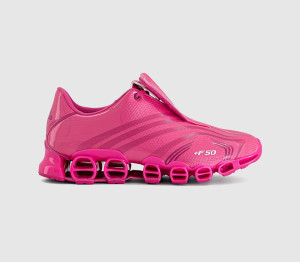 adidas Womens Consortium F50 Mega Tunit Real Magenta Silver Metallic In Pink