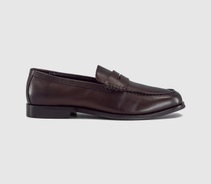OFFICE Mens Matisse Loafers Brown Leather, 8