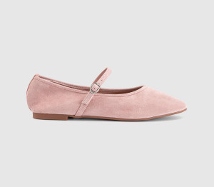 OFFICE Womens Fifi Single Strap Mary Jane Ballet Pumps Pink, 6