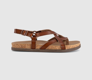 Blowfish Womens Luster Sandals Scotch Brown, 6