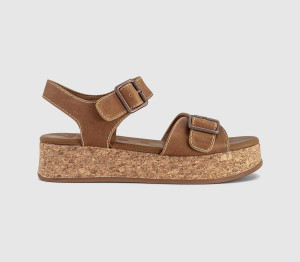 Blowfish Womens Magical Wedge Sandals Scotch Brown, 5