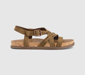 Blowfish Womens Light Up Sandals Dark Sand Natural, 7