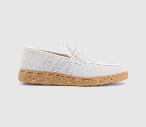 adidas Womens Handball Spezial Loafers Wonder White Wonder White Gum, 5.5