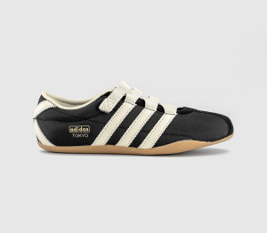 Adidas Womens Tokyo Mary Jane Trainers Black Cream White Gold Metallic, 7.5