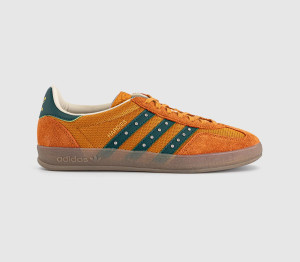 adidas Mens x Hardies Gazelle 1 Trainers Rustic Orange Collegiate Green Gum In Red, 9