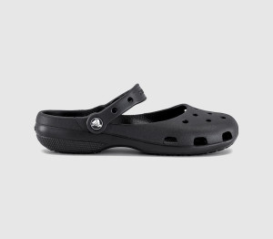 Crocs Womens Classic Ballet Shoes Black, 6