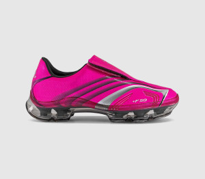 adidas Womens F50 Adiframe Trainers Shock Pink Bold Green Silver Met, 8