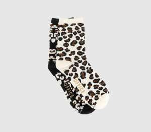 OFFICE Animal Print Socks 2 Pack Mixed Multi, M/L