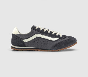 Vans Womens Super Lowpro Trainers Suede Pewter Natural, 5