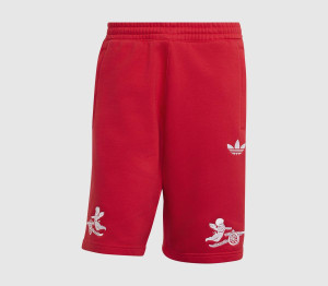 adidas Mens Afc P+F Shorts Better Scarlet In Red