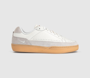 Nike Womens Tennis Centre Trainers Sail Light Crimson Pale Ivory White, 6.5