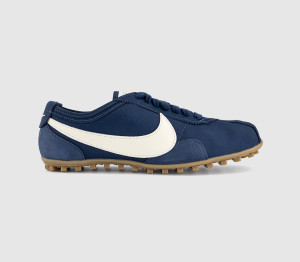 Nike Womens Moon Shoe Trainers Midnight Navy Soft Pearl Gum Light Brown In Blue, 8