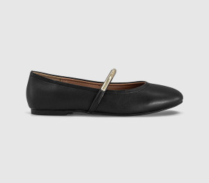 OFFICE Womens Frost Hardware Mary Janes Black, 3