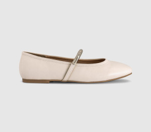 OFFICE Womens Frost Hardware Mary Janes White, 9