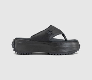 Converse Womens All Star Chuck Taylor Thong Sandals Black, 3