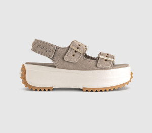 Converse Womens Run Star Sandals Vintage Cargo Egret Gum In Green, 9